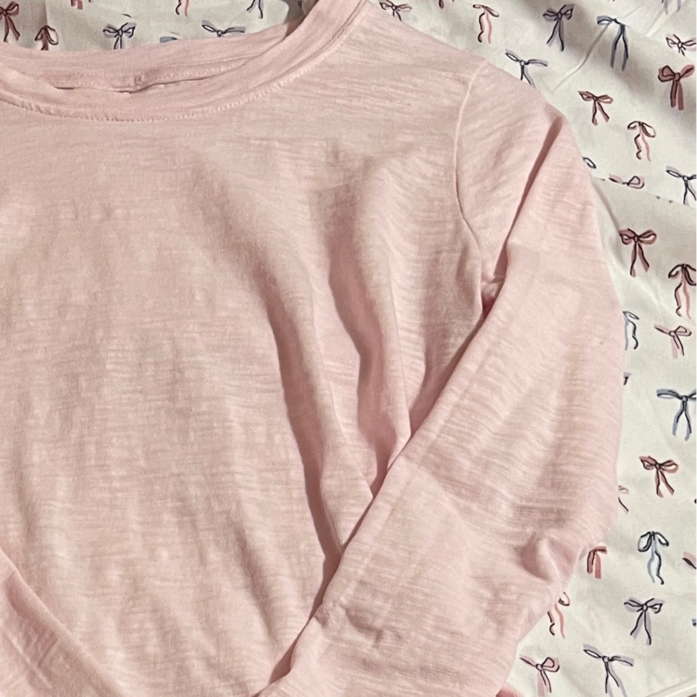 Pink J.Crew Long Sleeve